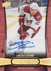 2013-14 Upper Deck Overtime Auto #69 Lucas Lessio Phoenix Coyotes